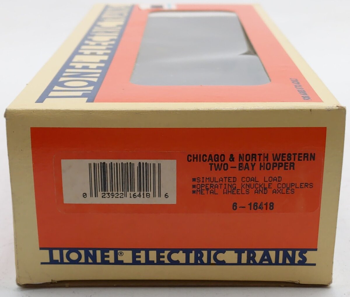 Lionel 6-16418 O Gauge Chicago & North Western 2-Bay Hopper EX/Box