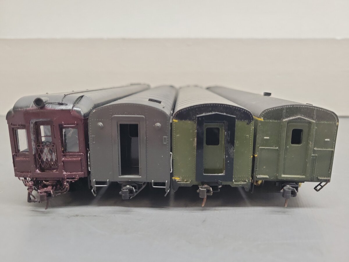 Samhongsa & Other HO Scale CUSTOM BRASS Assorted Passenger Cars: [4]