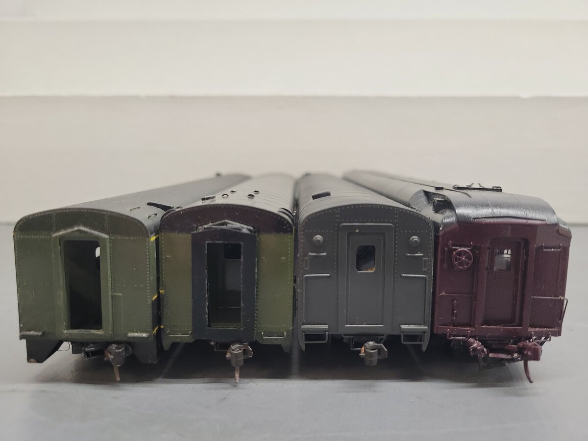 Samhongsa & Other HO Scale CUSTOM BRASS Assorted Passenger Cars: [4]