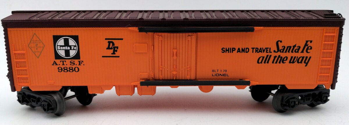 Lionel 6-9880 O Gauge AT&SF Famous American Railroad Refrigerator Car EX/Box