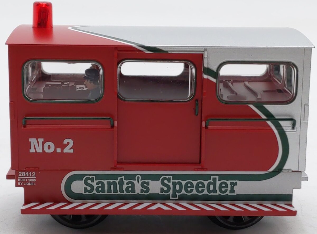 Lionel 6-28412 O Gauge 2006 Santa's Christmas Speeder #2 EX/Box