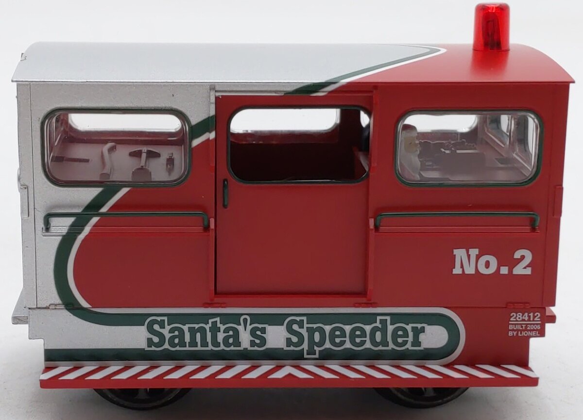 Lionel 6-28412 O Gauge 2006 Santa's Christmas Speeder #2 EX/Box