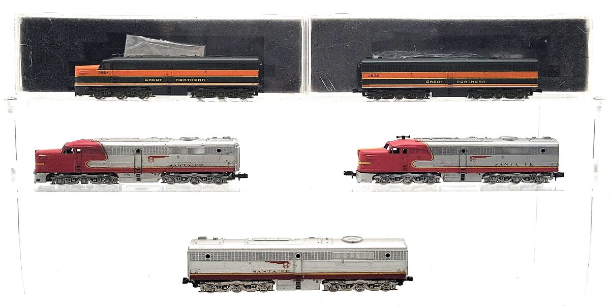 Con-Cor & Other N Scale Assorted Powered & Dummy Diesel Locomotives [5] VG