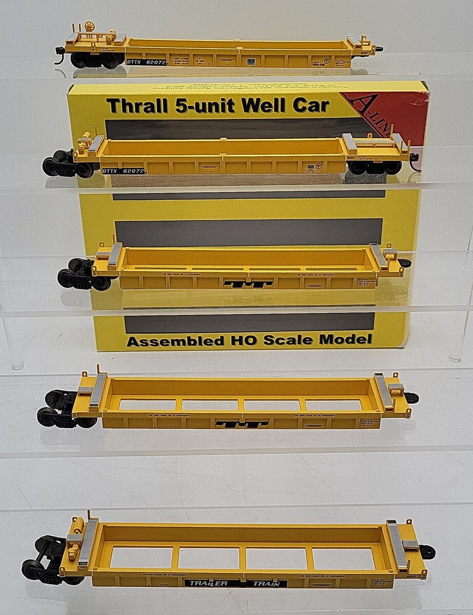 A-Line 47301-07 HO Scale TTX Gondola Cars #62072 EX/Box