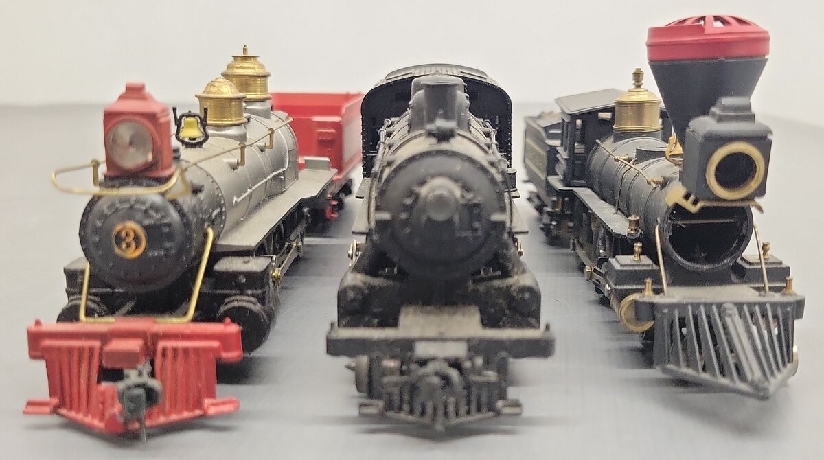 Mantua and Other HO Scale Assorted Stream Locomotives w/ Tenders [3] VG