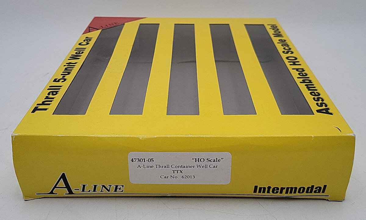 A-Line 47301-05 HO Scale TTX Gondola Cars [5 Pack] EX/Box