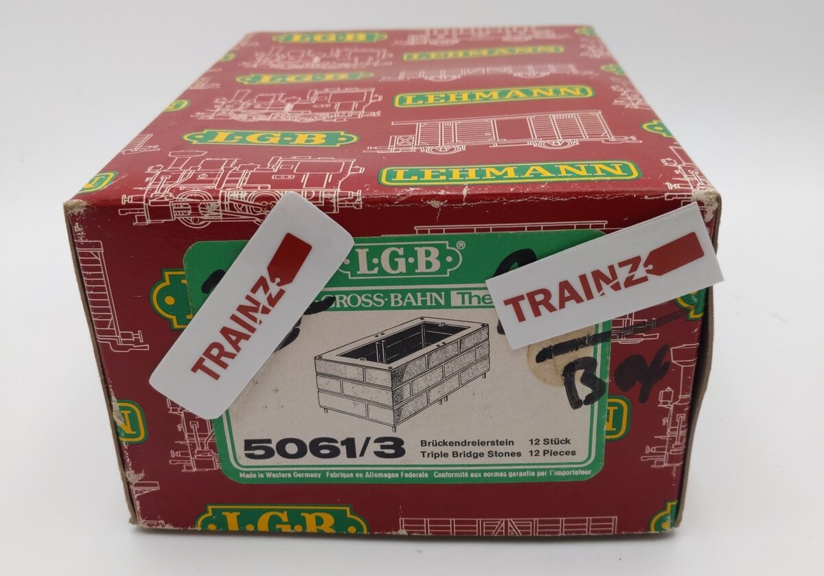 LGB 5061/3 G Scale Triple Bridge Stones EX/Box