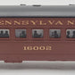 Lionel 6-16002 O Gauge Pennsylvania Tuscan Coach Car #16002 EX/Box