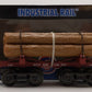Atlas 1004004-4 O Scale Westside Lumber Skeleton Log Car #144 LN/Box
