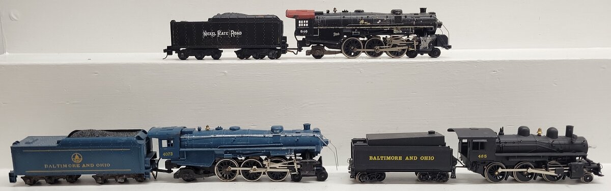 Mehano and Other HO Scale Assorted Steam Locomotives w/ Tenders [3]