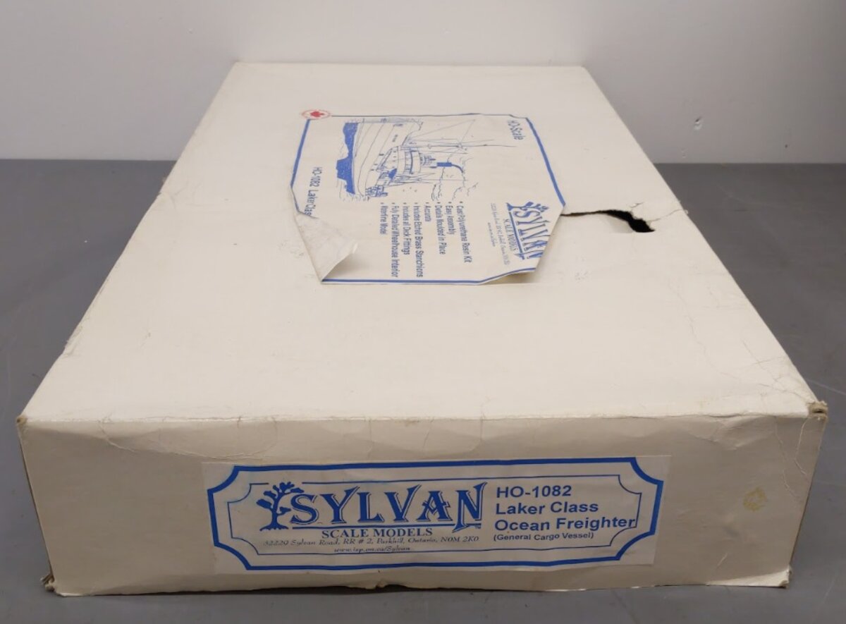 Sylvan Scale Models 1082 HO Scale Laker Class Ocean Freighter Resin Kit LN/Box