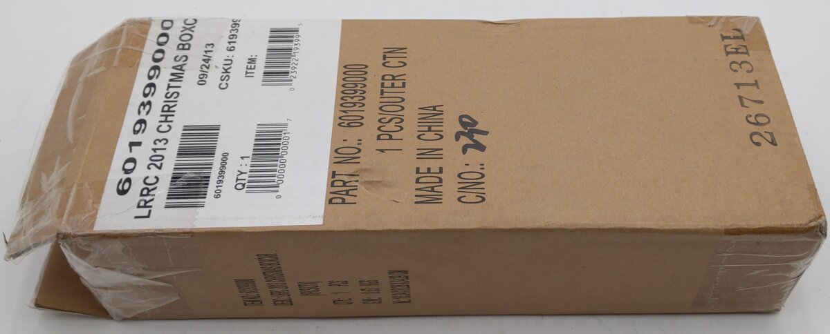 Lionel 6-19399 O Christmas LRRC Boxcar #2013 VG/Box