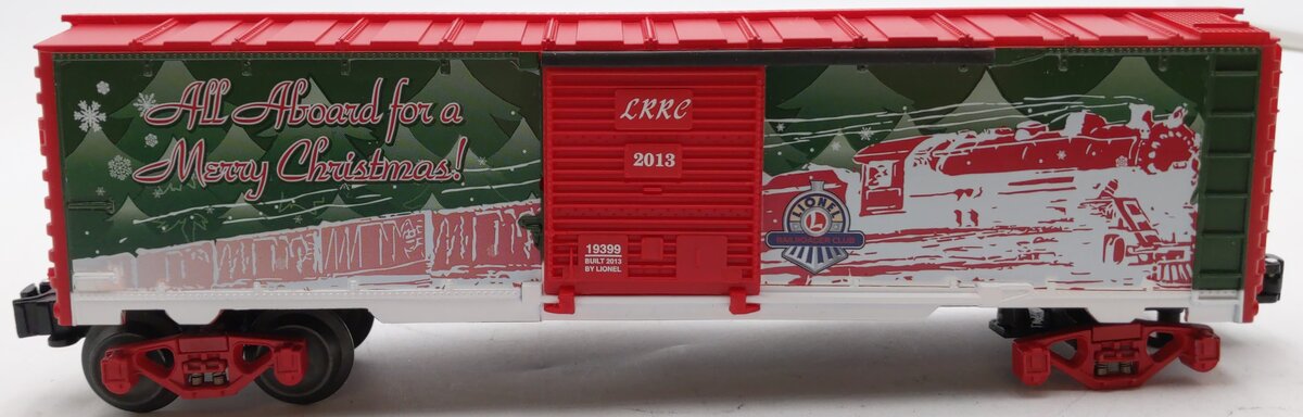 Lionel 6-19399 O Christmas LRRC Boxcar #2013 VG/Box