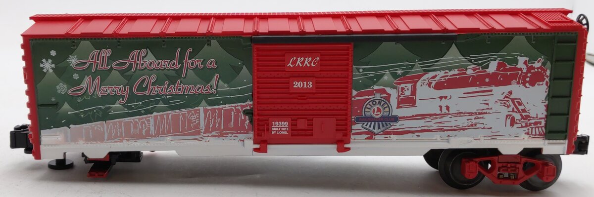Lionel 6-19399 O Christmas LRRC Boxcar #2013 VG/Box