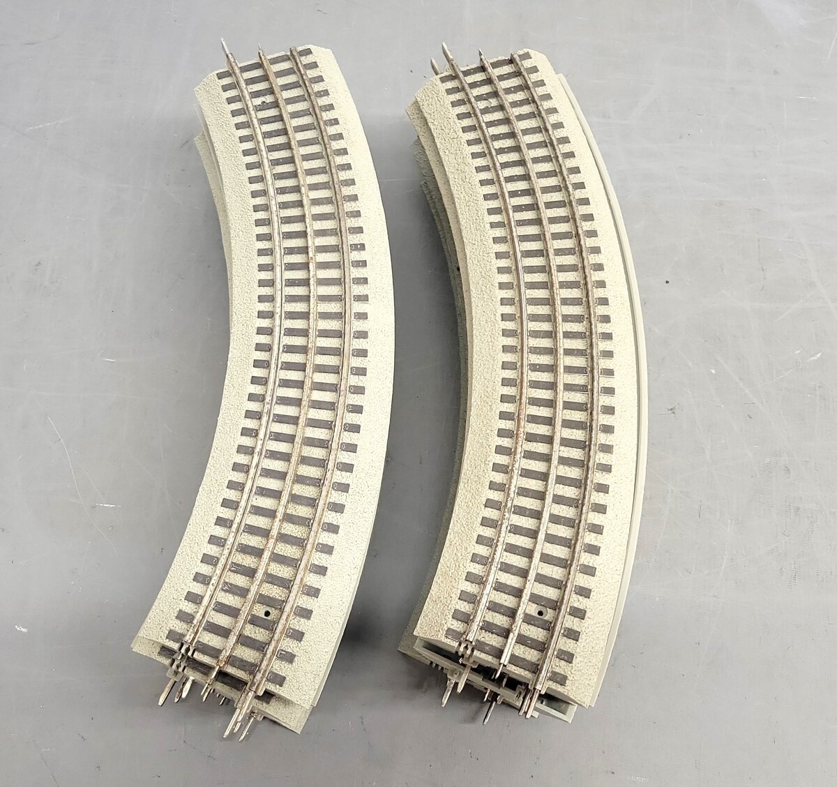 Lionel 6-12015 FasTrack O36 45-Degree Curved Track Sections (16) VG