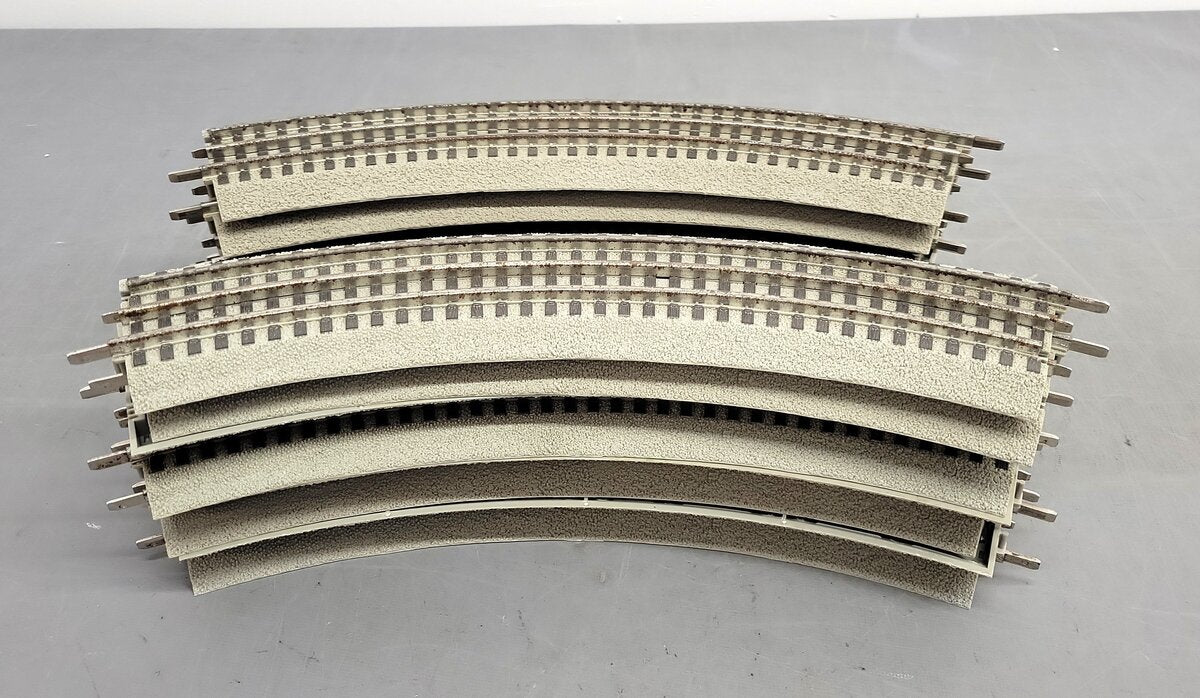 Lionel 6-12015 FasTrack O36 45-Degree Curved Track Sections (16) VG