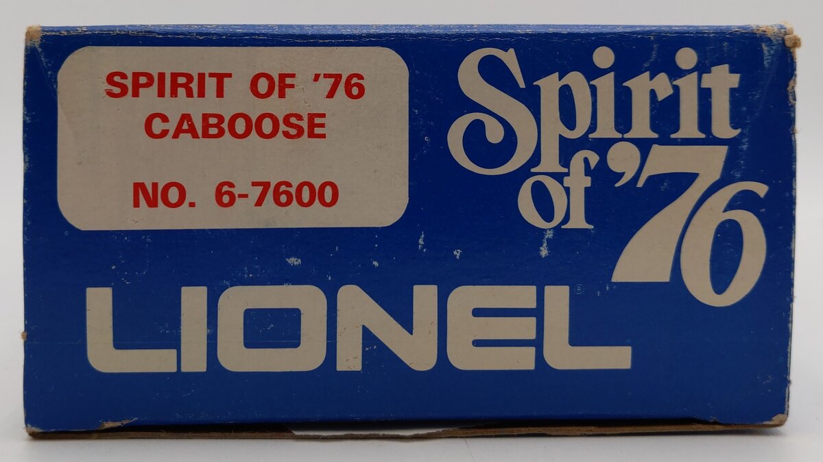 Lionel 6-7600 O Spirit of 76 Mid West Division Porthole Lighted Caboose #7600 LN/Box