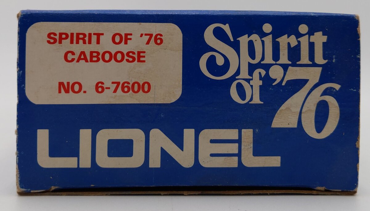 Lionel 6-7600 O Spirit of 76 Mid West Division Porthole Lighted Caboose #7600 LN/Box