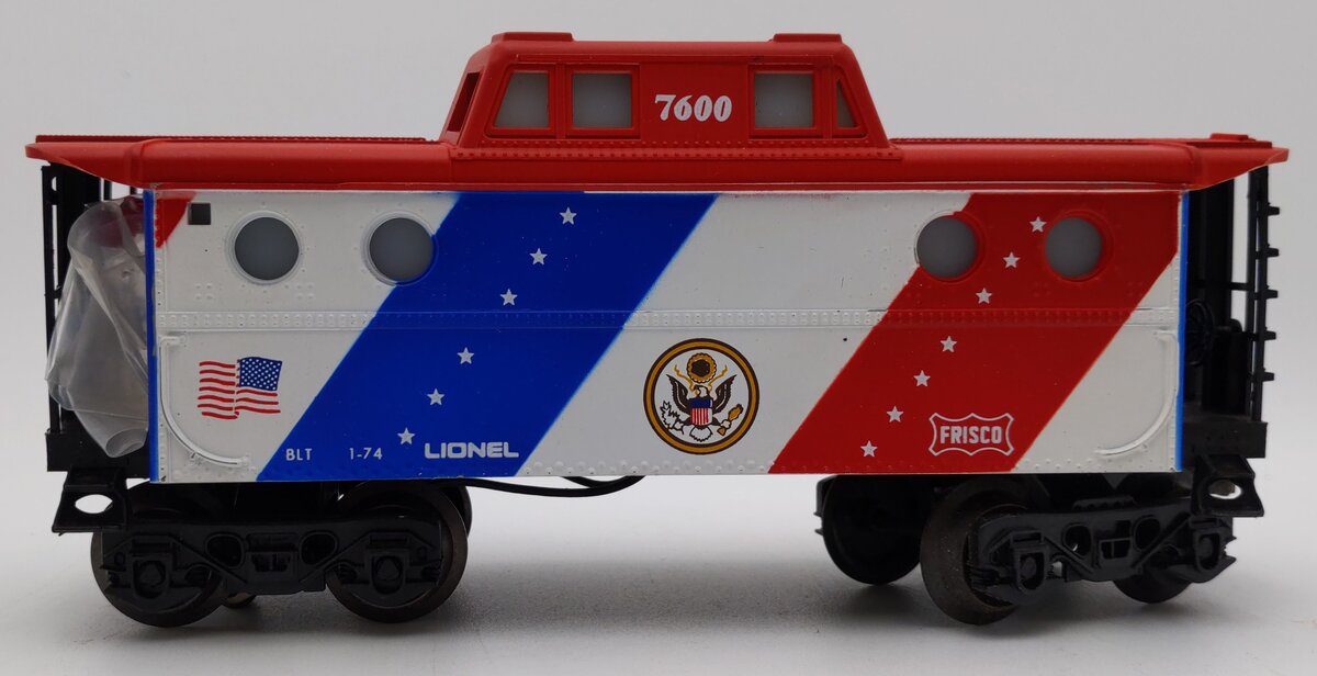 Lionel 6-7600 O Gauge Spirit of 76 N5C Porthole Lighted Caboose #7600 LN/Box