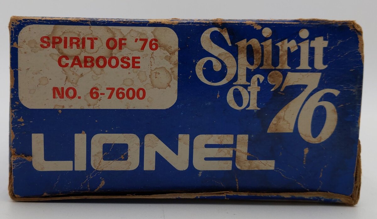 Lionel 6-7600 O Gauge Spirit of 76 N5C Porthole Lighted Caboose #7600 LN/Box