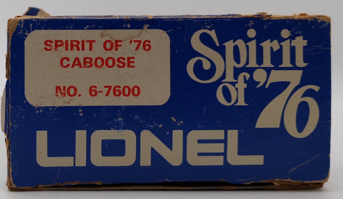 Lionel 6-7600 O Gauge Spirit of 76 N5C Porthole Lighted Caboose #7600 LN/Box