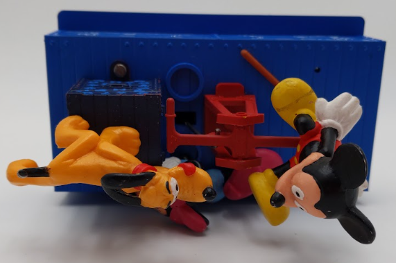 LGB 23010 G Scale Disney with Mickey, Minnie, & Pluto Operating Hand Car VG