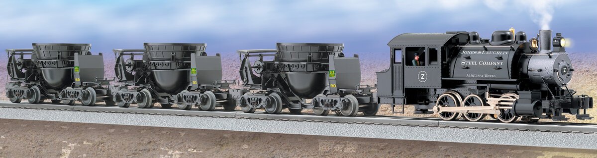 Lionel 6-31733 O Gauge Jones & Laughlin Steel Slag Docksider Set LN/Box