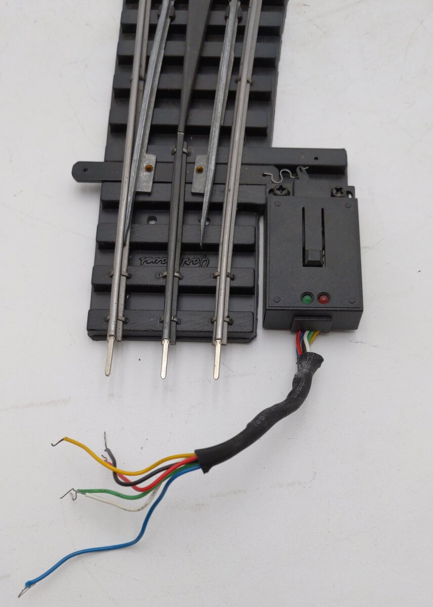 Gargraves 105-RC O 100" Radius "Phantom" Right Hand Remote Switch Turnout EX