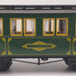 LGB 3060 G Scale Green 8-Wheel Passenger Car (No Lights) EX/Box