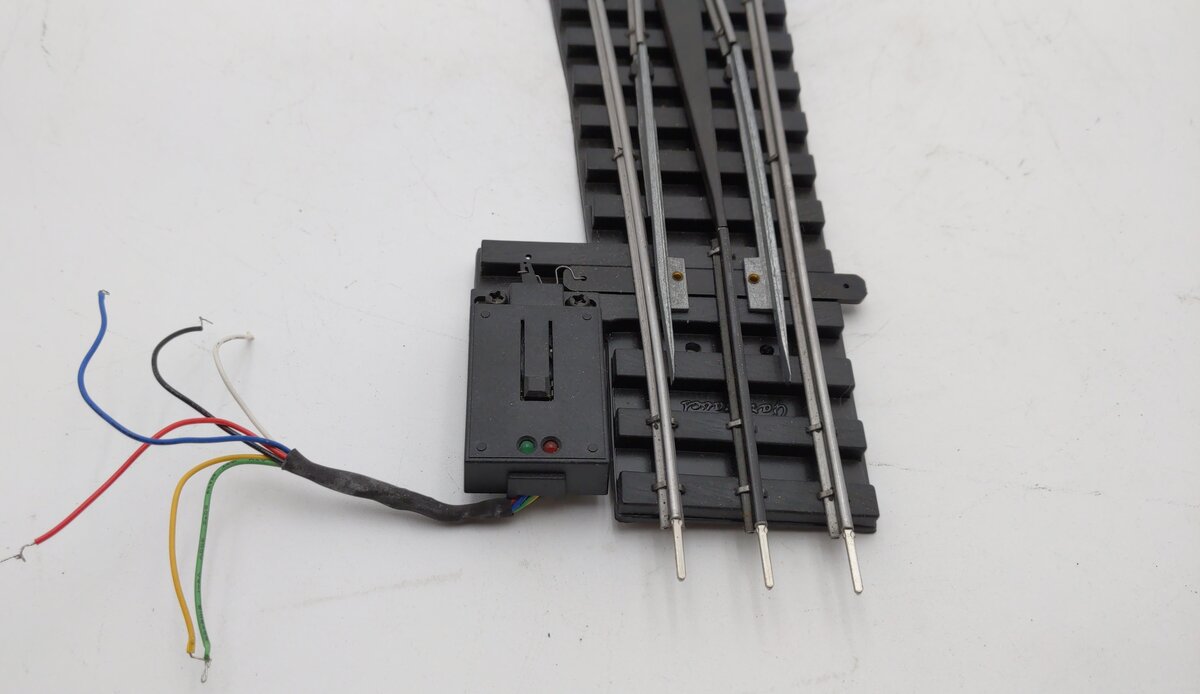 Gargraves 106-RC O 100" Radius "Phantom" Left Hand Remote Switch Turnout EX