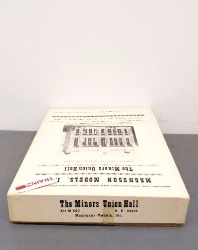 Magnuson Models M502 HO Scale Minors Union Hall Cast Resin Building Kit LN/Box