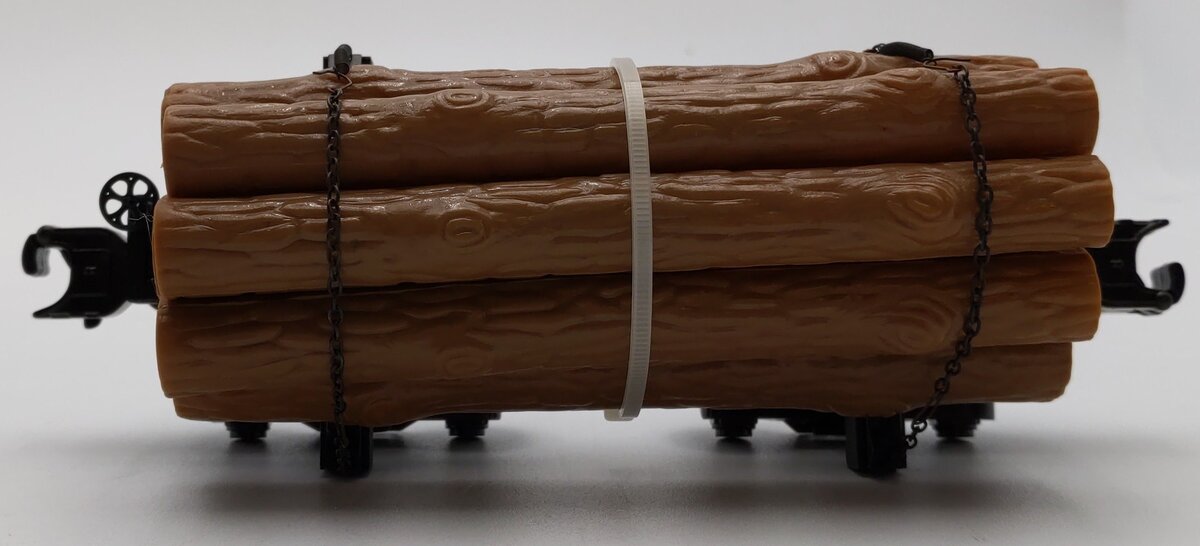 Atlas 1004002-4 O Scale Pacific Lumber Company Skeleton Log Car w/ Log Load #22 LN/Box