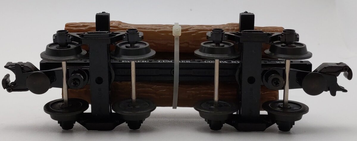 Atlas 1004002-4 O Scale Pacific Lumber Company Skeleton Log Car w/ Log Load #22 LN/Box