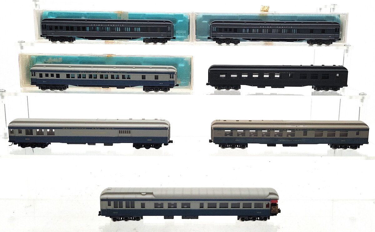 Rivarossi & Atlas N Scale Assorted Passenger Cars [7] EX