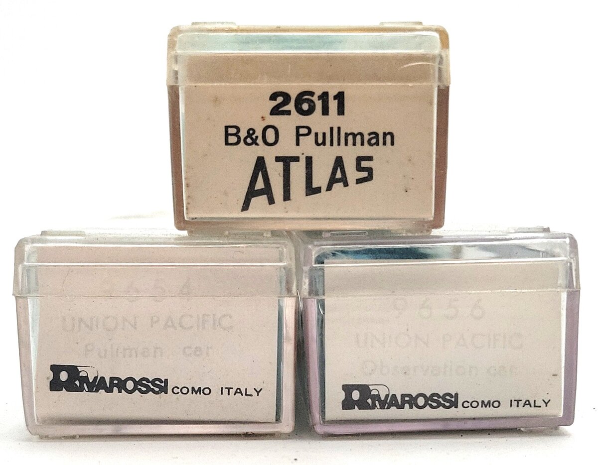 Rivarossi & Atlas N Scale Assorted Passenger Cars [7] EX