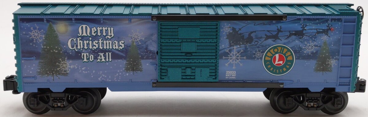Lionel 6-25033 O Gauge 2007 Christmas Boxcar LN/Box