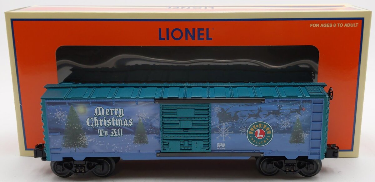 Lionel 6-25033 O Gauge 2007 Christmas Boxcar LN/Box