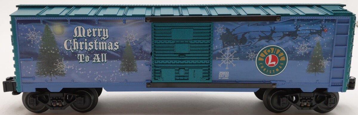 Lionel 6-25033 O Gauge 2007 Christmas Boxcar LN/Box