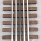 Gargraves 102-Trestle O Phantom Stainless 37" Wood Tie 5-Rail Trestle Track [4] LN