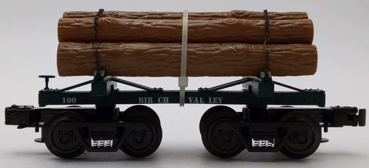 Industrial Rail 1004007 Birch Valley Log Car LN/Box