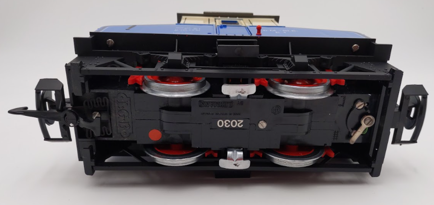 LGB 2030E G Scale Blue Steeple Cab Electric Locomotive/Box