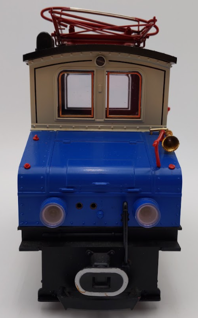 LGB 2030E G Scale Blue Steeple Cab Electric Locomotive/Box