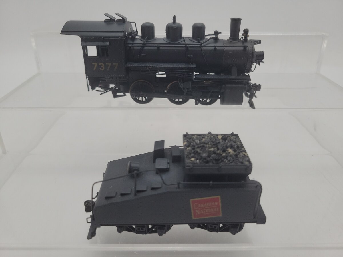 Pacific Pike HO Scale BRASS CUSTOM CN Steam Locomotive & Tender #7377