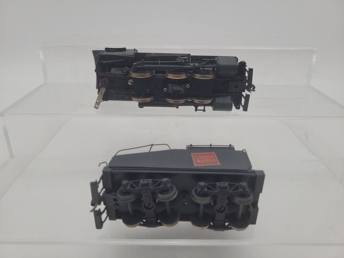 Pacific Pike HO Scale BRASS CUSTOM CN Steam Locomotive & Tender #7377