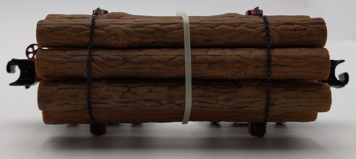 Industrial Rail 1004004-2 O Gauge Westside Lumber Skeleton Log Car w/ Log Load LN/Box