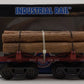 Industrial Rail 1004004-2 O Gauge Westside Lumber Skeleton Log Car w/ Log Load LN/Box