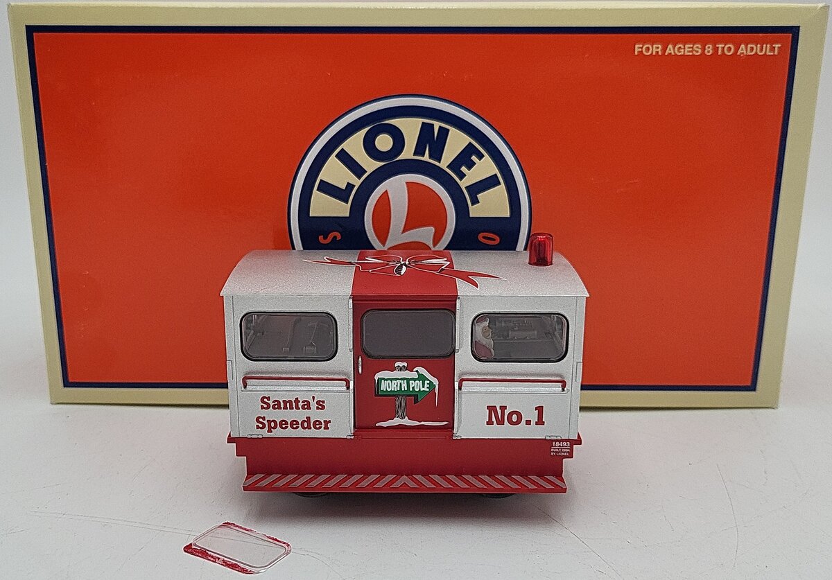 Lionel 6-18493 O Gauge Santa's Speeder #1 EX/Box
