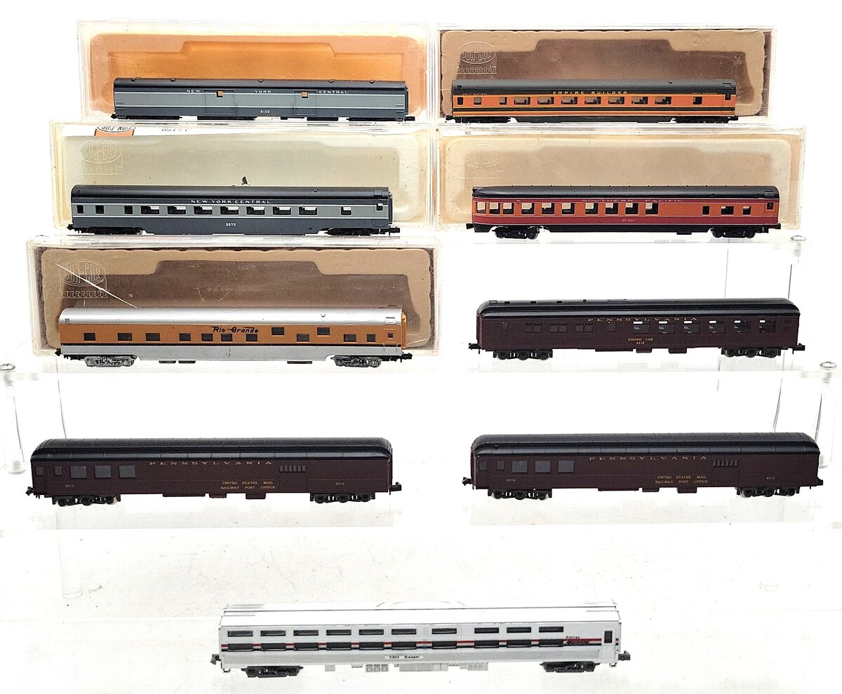 Con-Cor & Rivarossi N Scale Assorted Freight Cars [9] EX