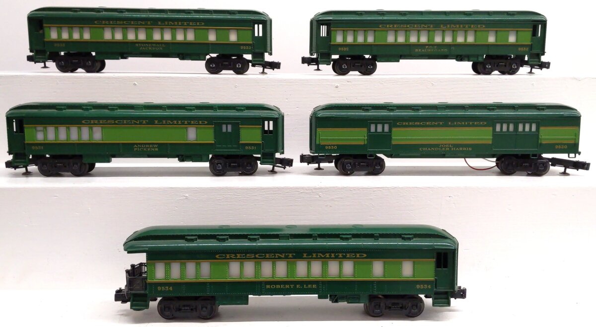 Lionel 6-9530-34 O Gauge Southern Crescent Passenger 5-Car Set EX