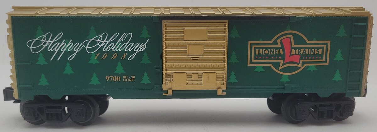 Lionel 6-16291 O Gauge 1998 Christmas Boxcar #9700 EX/Box